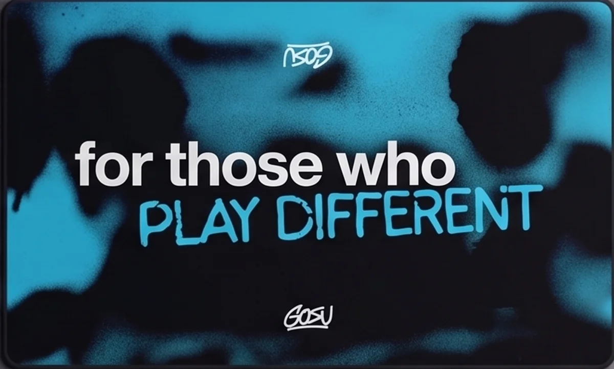 Playmat GOSU Acid color Blue